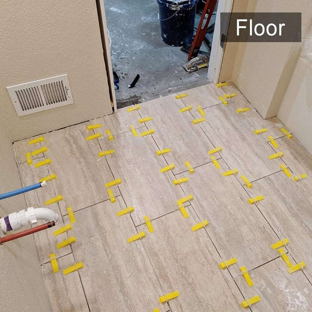 800 Pcs DGSL 1/8" Tile Leveling System with Tile Pliers - 600 Spacers 200 Wedges