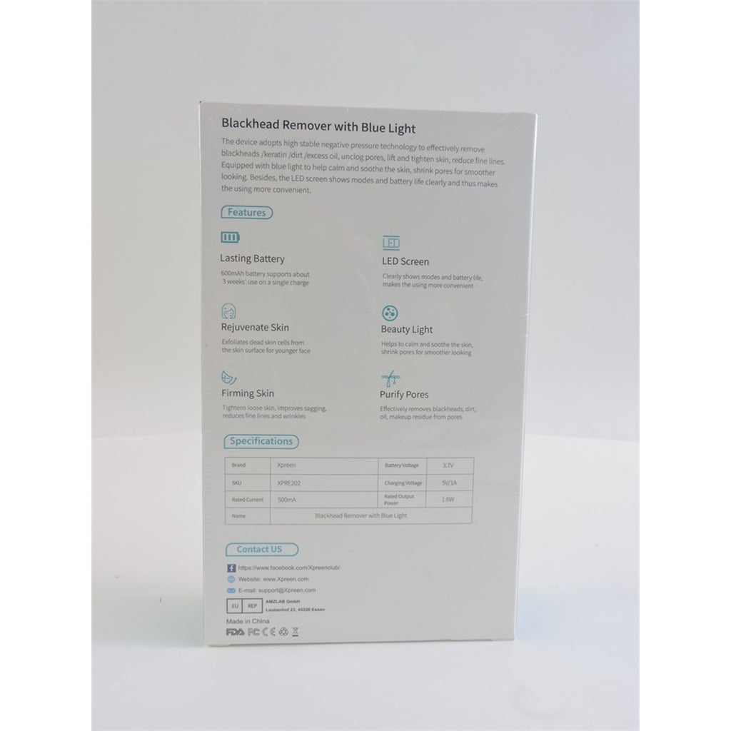 XPREEN Blackhead Remover & Pore Minimizer w/ Blue Light Skin Firming & Purifying