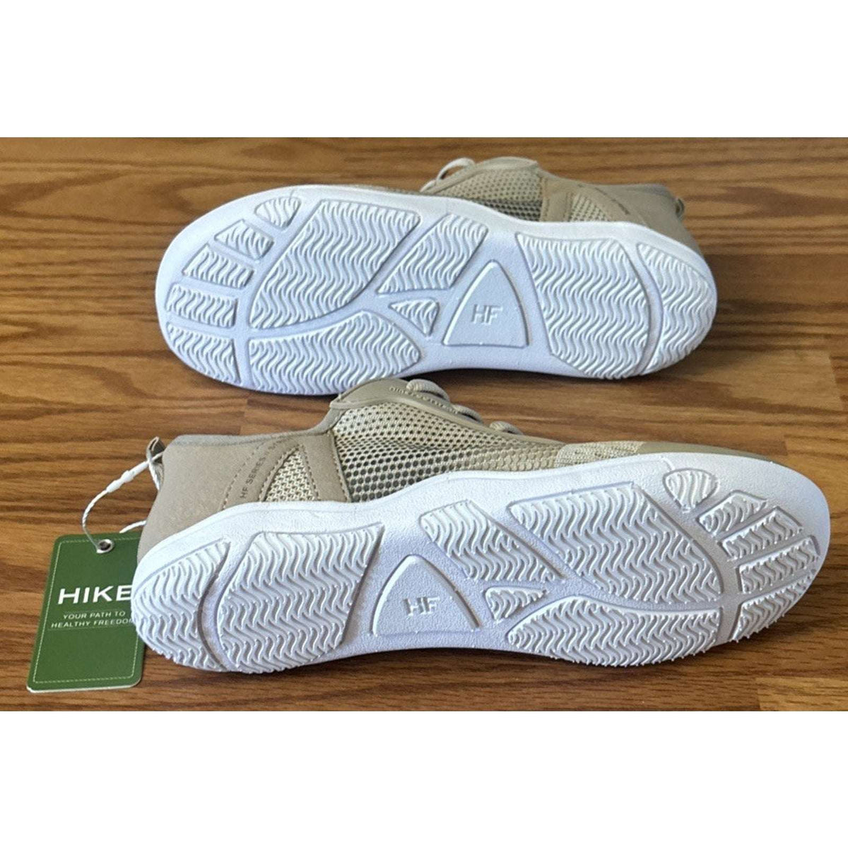 Hike Footwear HF Stride Beige Barefoot Sneakers Unisex Size EU 36 W 6 M 4