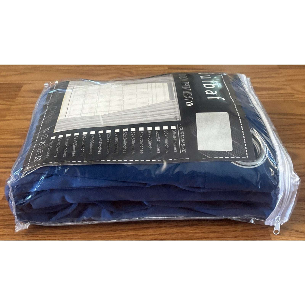 Blue Velvet Curtains 52" W x 84" L 2 Panels, Grommets, Blackout Room Darkening