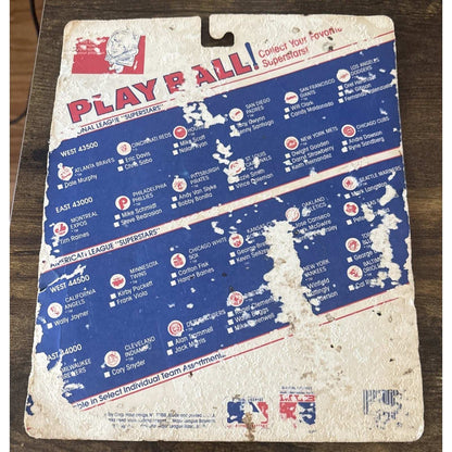 MLB Play Ball! Roger CLEMENS Bobby Bonilla Eric Davis Superstar Collector Plaque