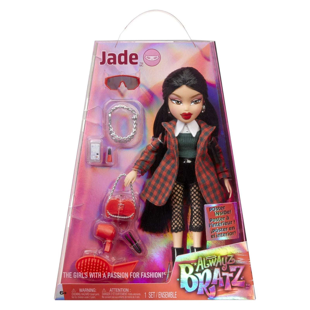 4 Original Alwayz Bratz Fashion Dolls Lot Yasmin Jade Sasha & Cloe + Accessories