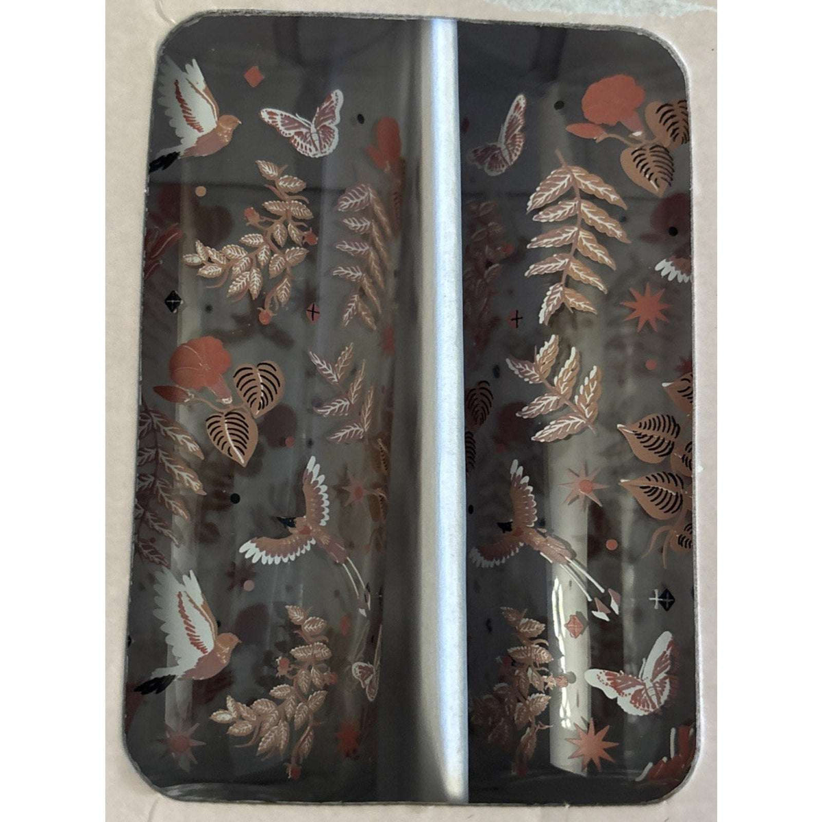 Set of 2 LATINO HERITAGE MONTH DRINKING GLASS Pink Clear FLORAL Drinkware Target