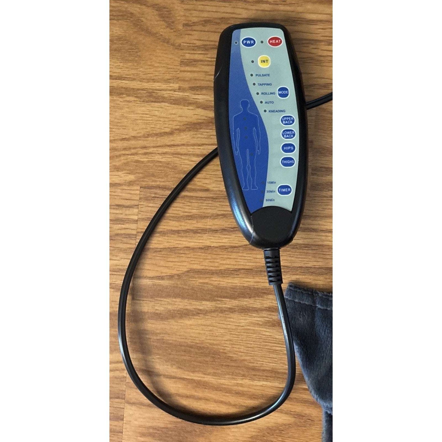 Snailax Massage Seat Cushion Back Massager w/ Heat, 6 Vibration Massage , Timer,