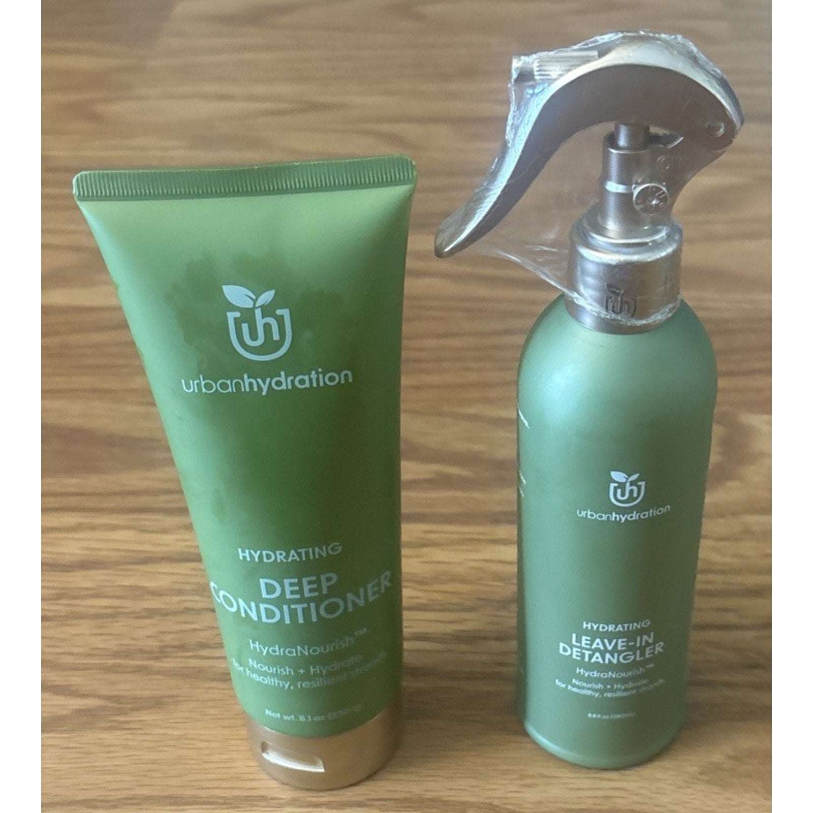 2PC Urban Hydration HydraNourish Leave-in Detangler Spray & Deep Conditioner NEW