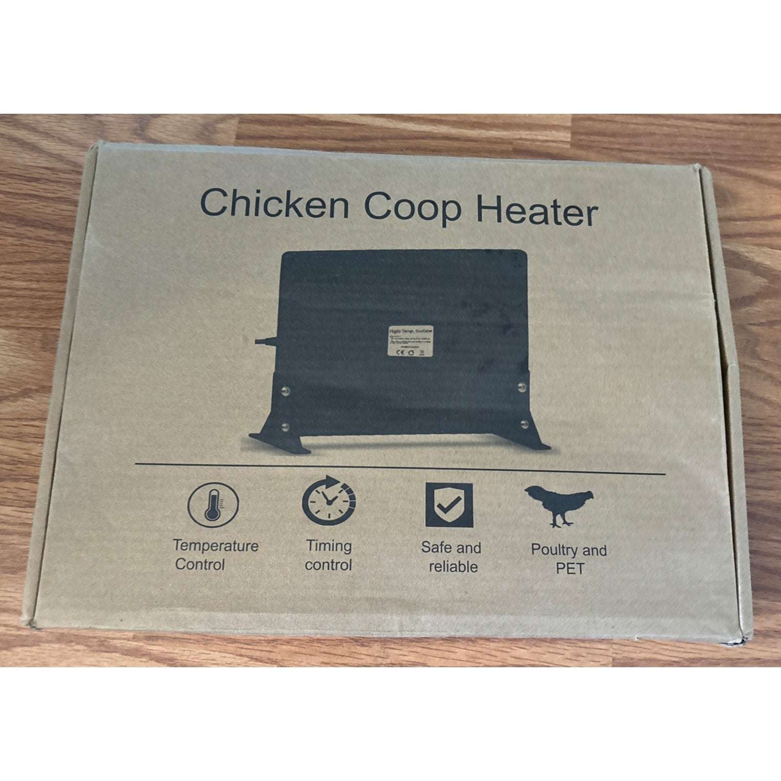 SAFE 120W Chicken Coop Heater & Brooder Radiant Heat w Thermostat & App Control