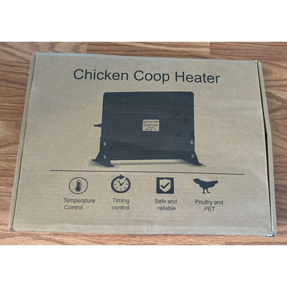 SAFE 120W Chicken Coop Heater & Brooder Radiant Heat w Thermostat & App Control