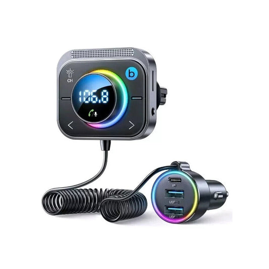 Wireless Bluetooth 5.3 FM / AUX Car Adapter Transmitter, JOYROOM JR-CL18