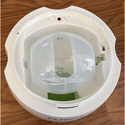 Automatic Dog Treat Food Dispenser w/ Button Remote - Memory Training Dual Power