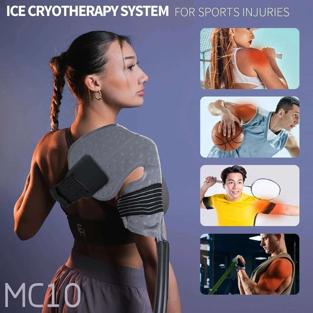 Kinryopy Shoulder Cold Therapy Machine Programmable Timer Portable Ice System