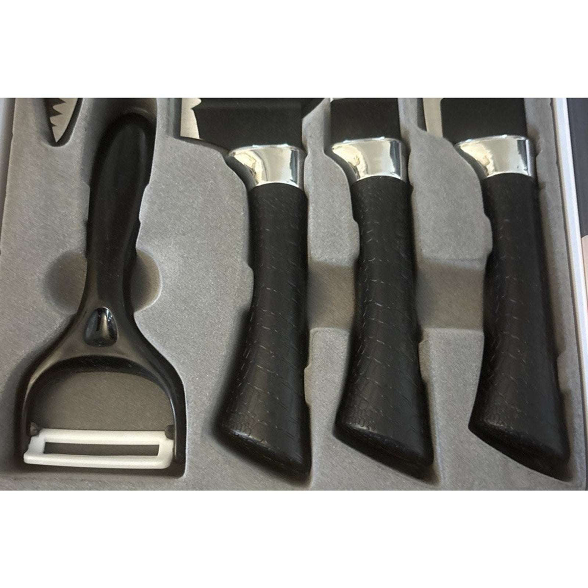 Culinary Knife Set Non Stick, Soft Touch Anti-Slip Handle 6 Piece Set ER-0238A