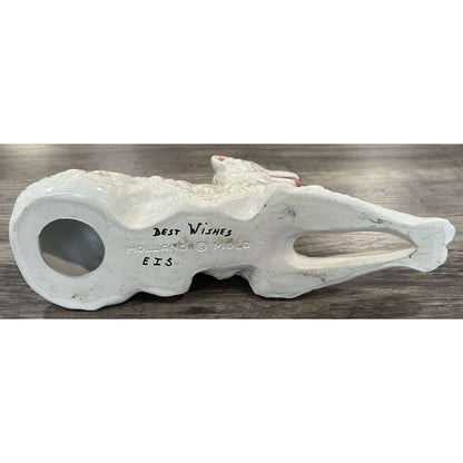 1960 Holland Mold Vintage Hand-Painted Ceramic Large Borzoi Russian Wolfhound