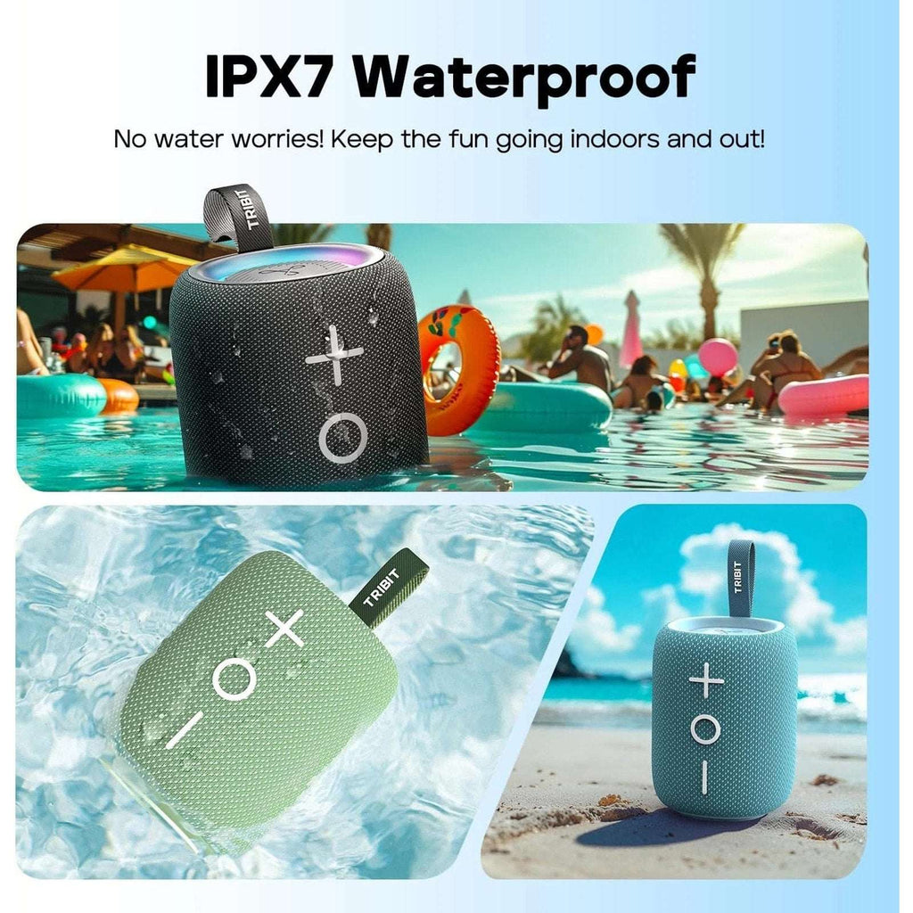 Tribit StormBox Mini+ Portable Waterproof Bluetooth RGB Speaker 360° Sound BTS33