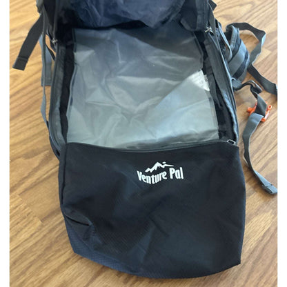 HIKING BACKPACK Lightweight Travel Daypack Black 40L VENTURE PAL Field Operation