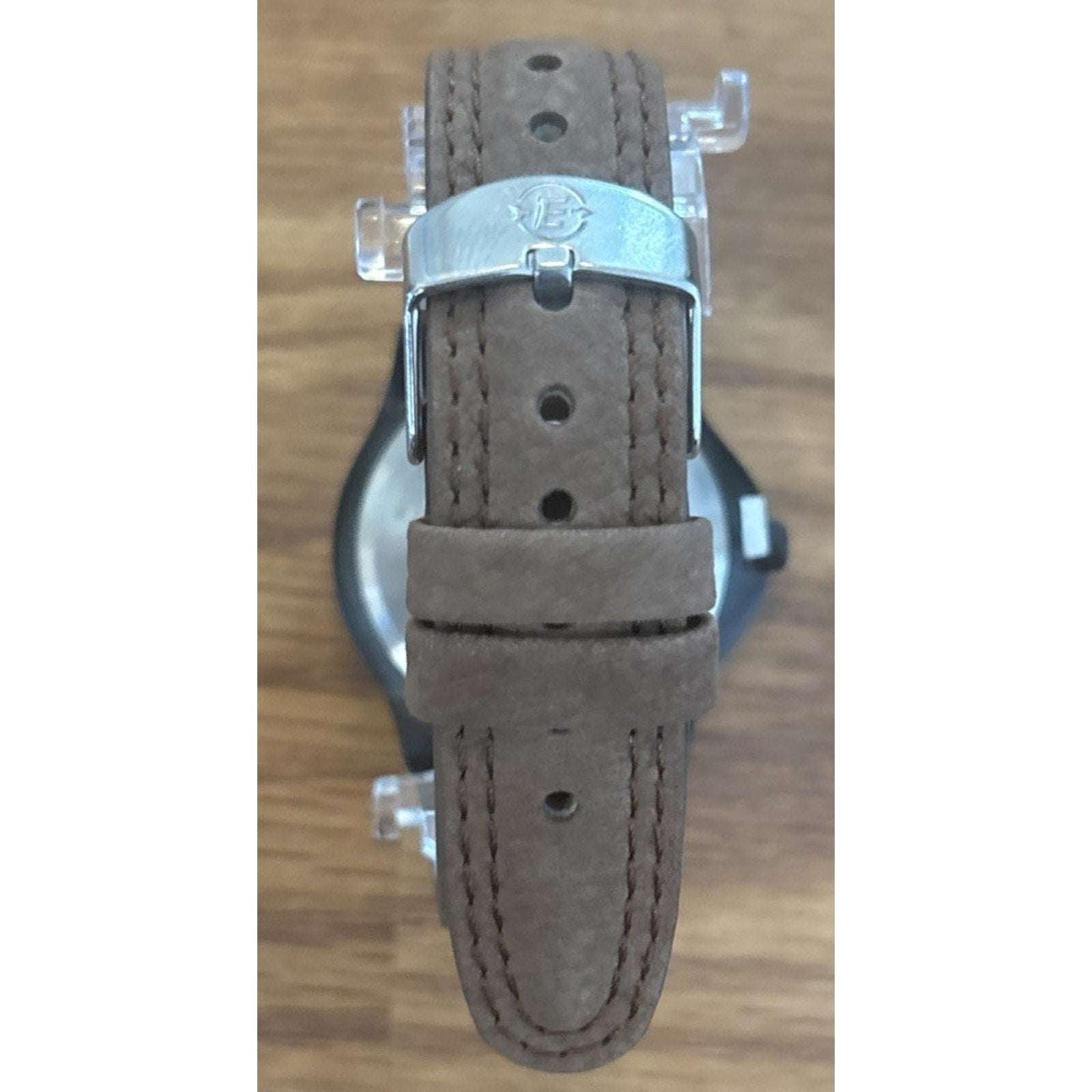 Timex T47012 Indiglo Expedition Metal Field Brown Leather Strap Watch WR50M 40MM