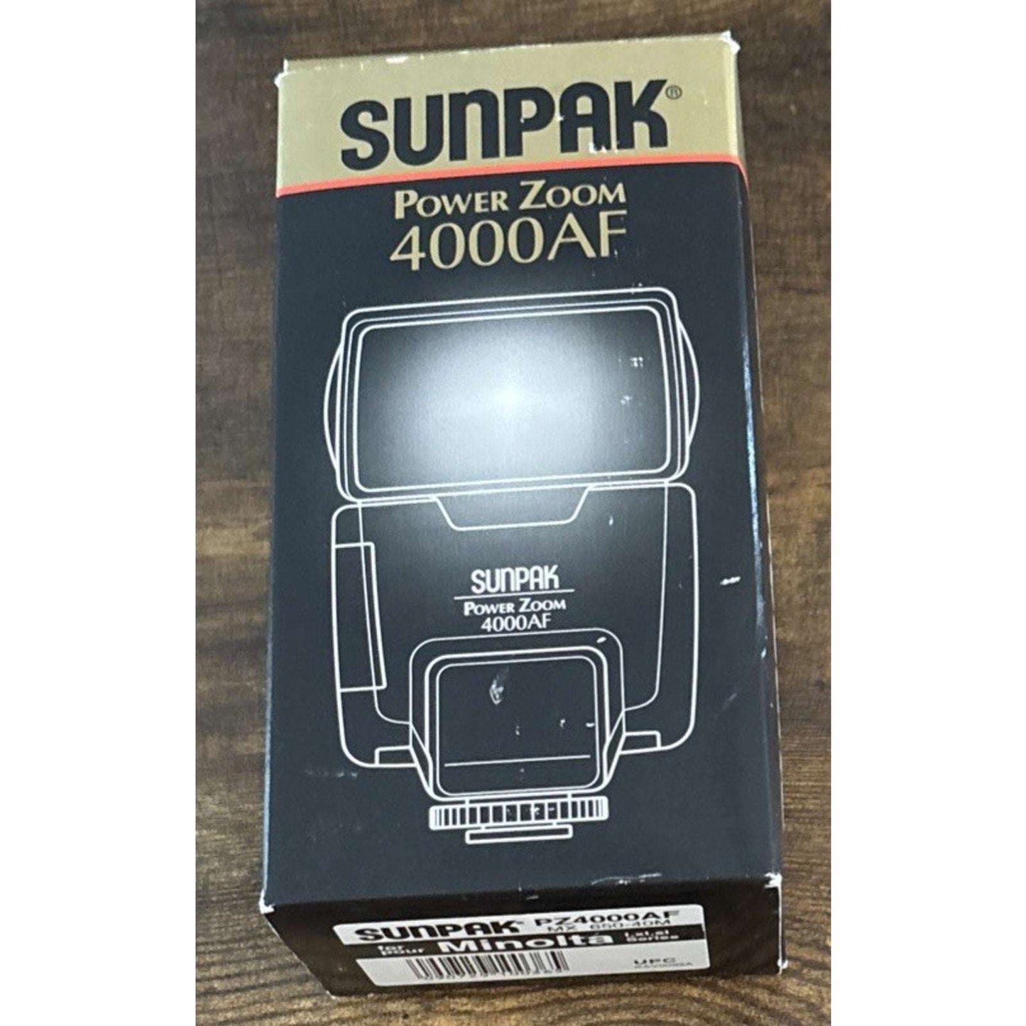 SUNPAK POWER ZOOM 4000AF FOR Minolta i, xi, si Series PZ4000AF