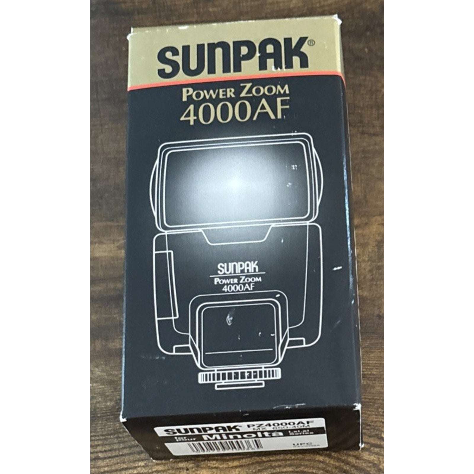 SUNPAK POWER ZOOM 4000AF FOR Minolta i, xi, si Series PZ4000AF
