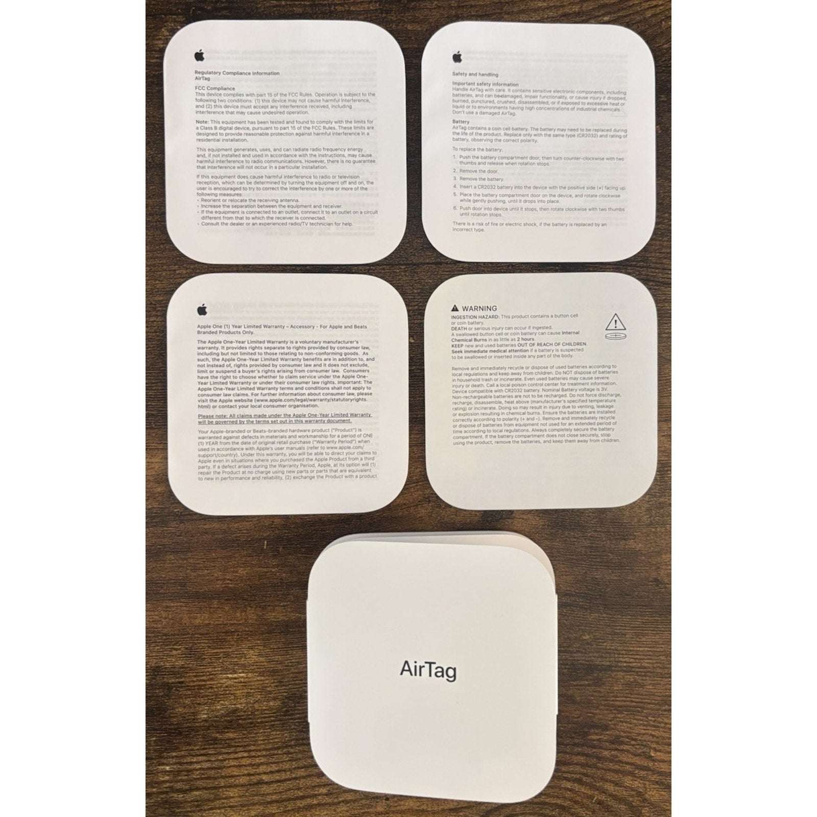 Apple AirTag Bluetooth GPS Tracker For iPhone & iPad (MX532LL/A) A2187