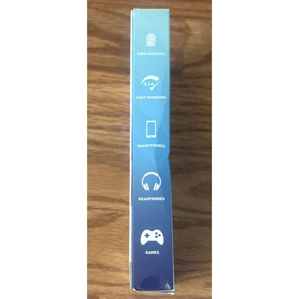 LAX 7200mAh Slim Power Bank Fast Charge - Micro/USB-C - Charge 2 Devices at Once