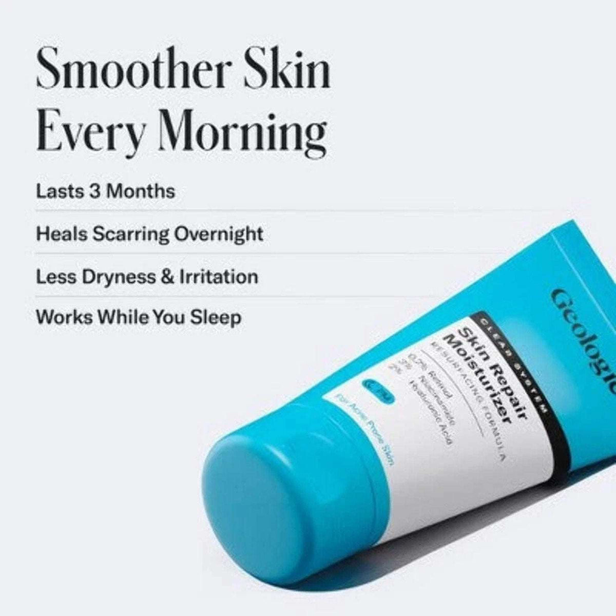 2x Geologie Clear System PM Skin Repair Resurfacing Moisturizer 0.2% Retinol 2oz