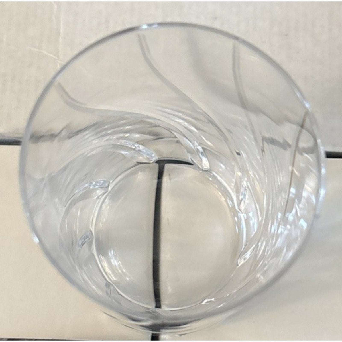 Set of 4 Mikasa Olympus Highball Crystal Glasses 5 3/8 in Boxed NEW Discontinued