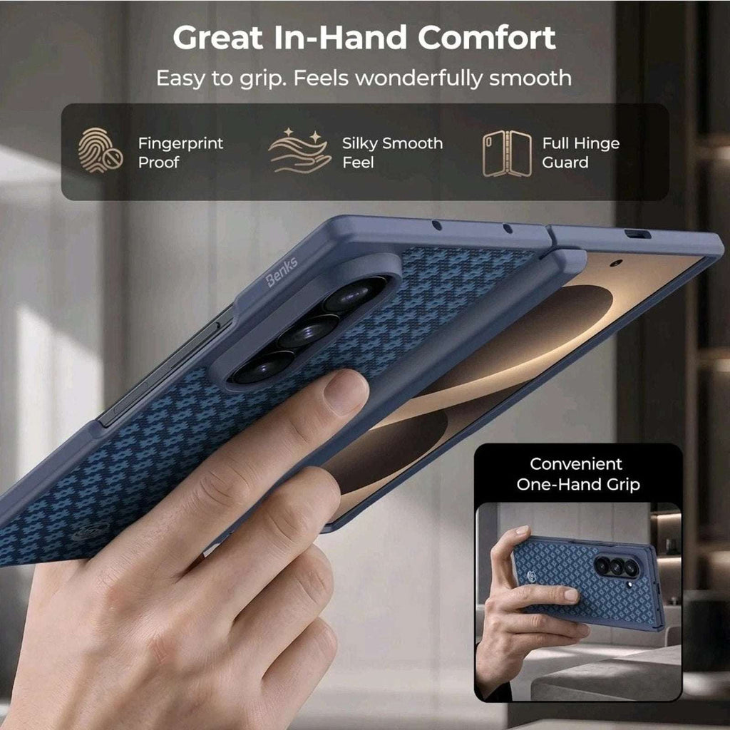 Benks Grand Combo ArmorGrid Pro Made w/Kevlar Case Samsung Galaxy Z Fold 8 Ultra