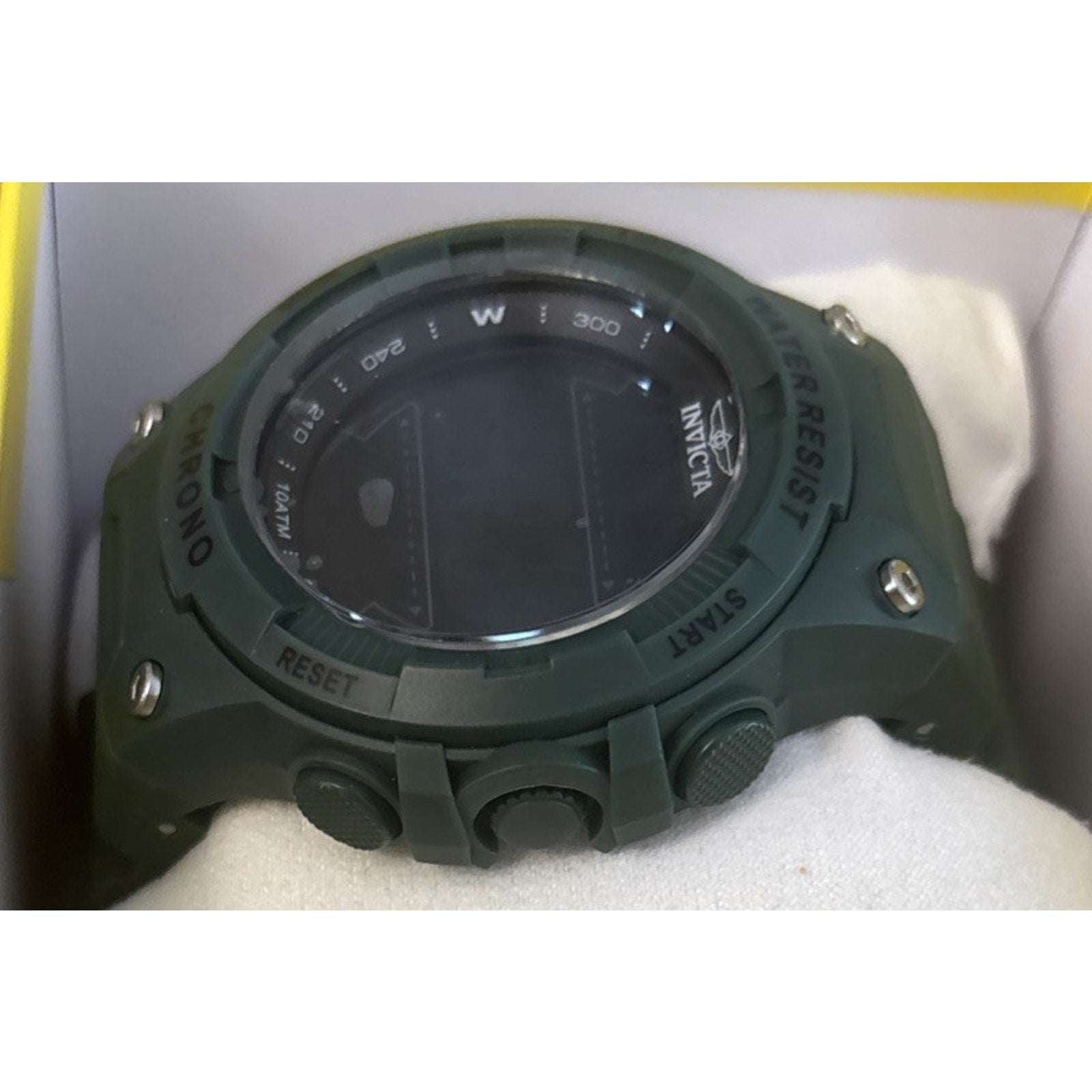 Invicta Racing Digital Men's Watch - 52mm, Green w/ Black Dial 47525 NEW