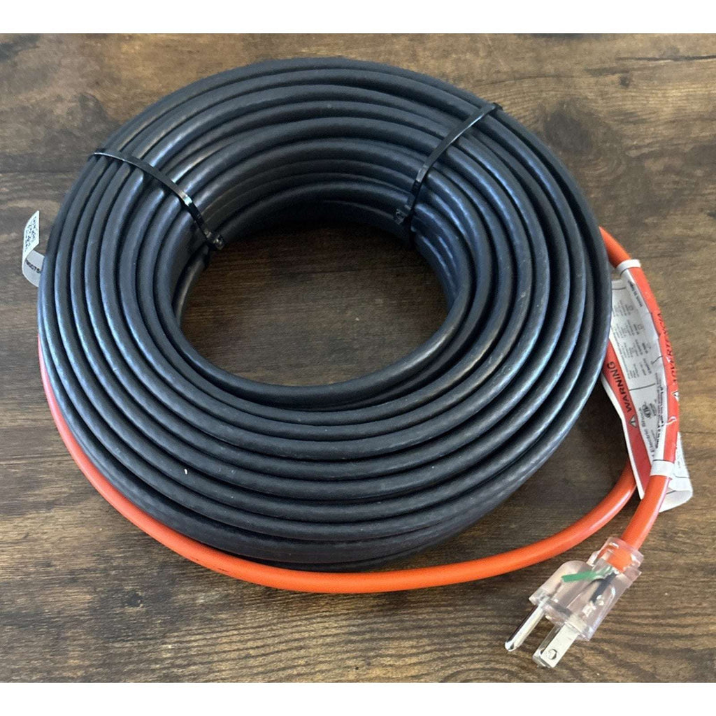 Self Regulating Pipe Heating Cable 100' 120V 3W/Ft Overheat & Freeze Protection