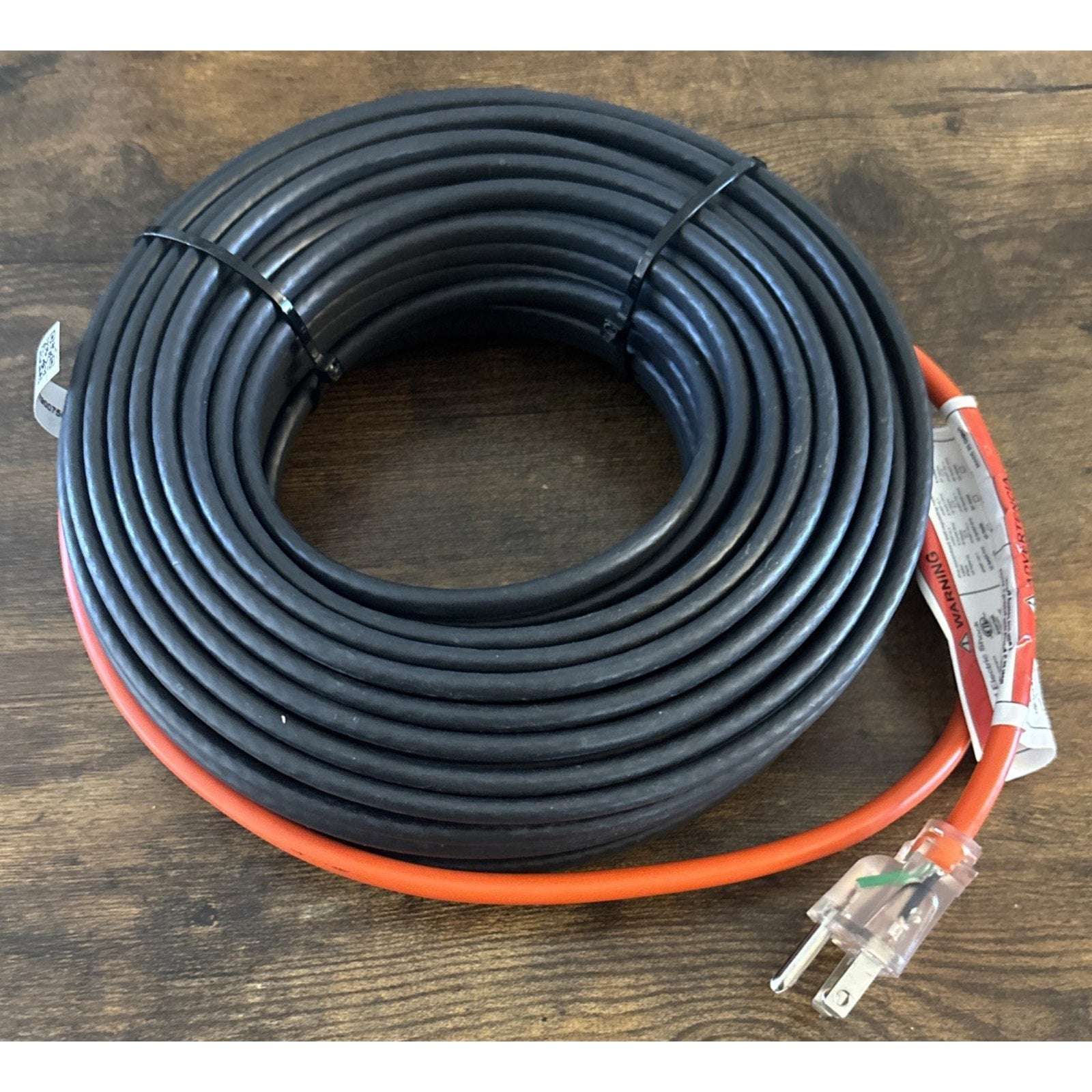 Self Regulating Pipe Heating Cable 100' 120V 3W/Ft Overheat & Freeze Protection