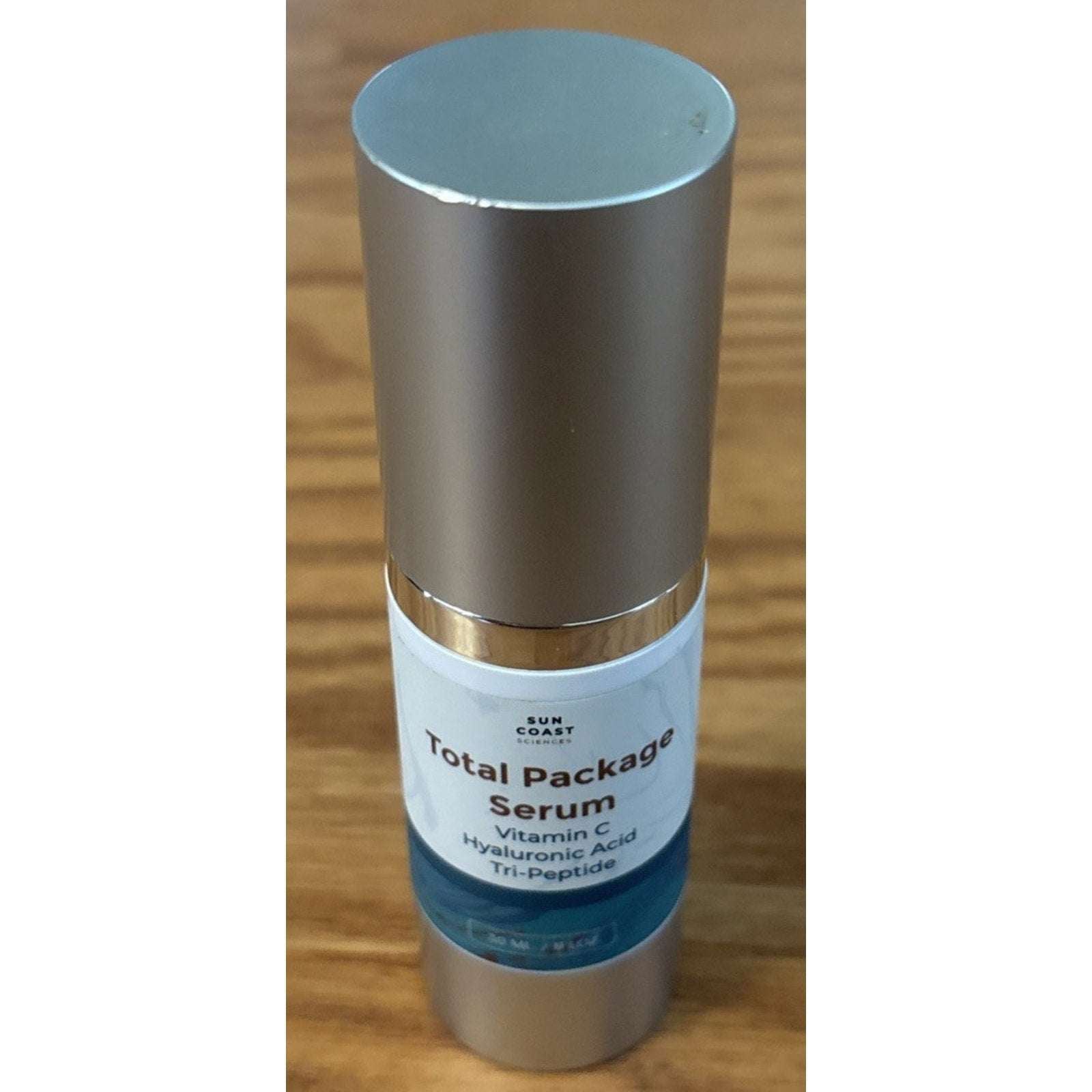 Sun Coast Sciences Total Package Serum Vitamin C Hyaluronic Acid Tri-Peptide 1oz