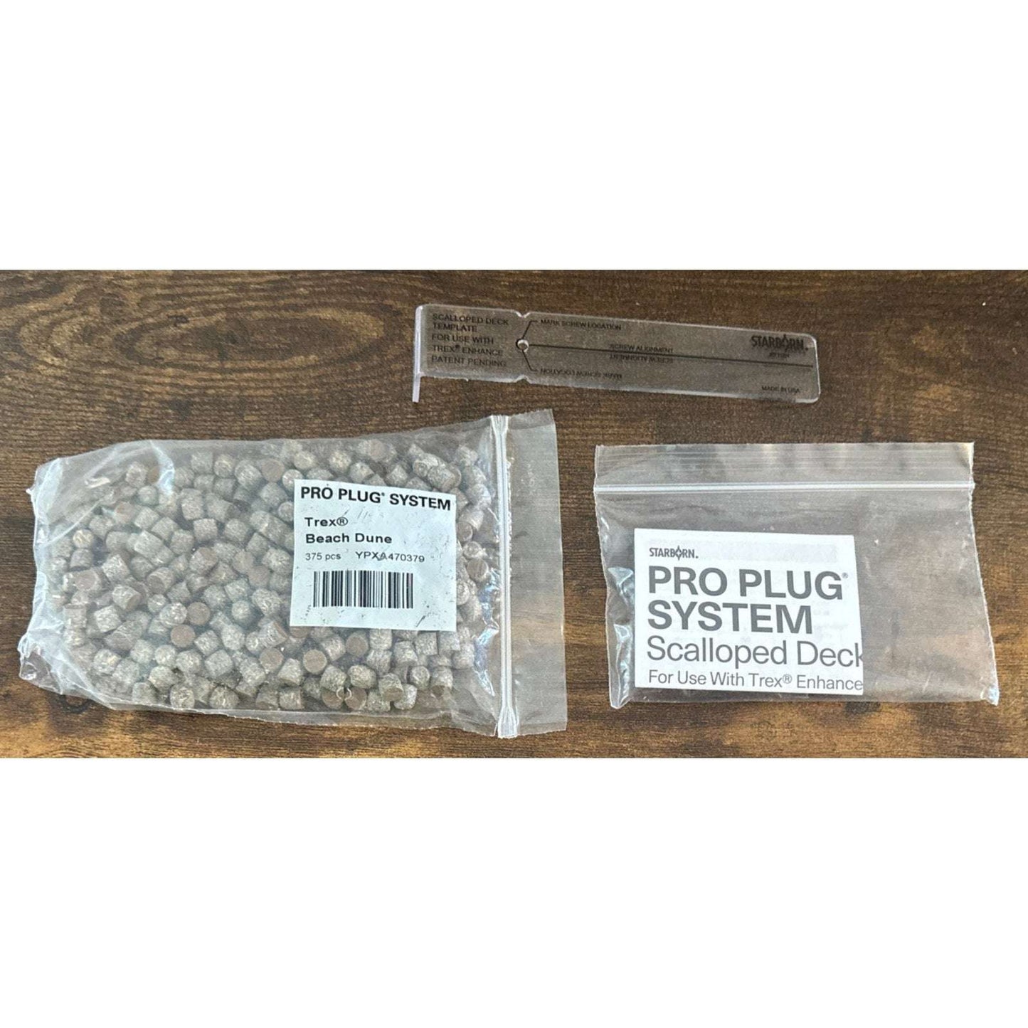 Starborn Industries Pro Plug System Trex Enhance Beach Dune 375 PCS + T20 Bit