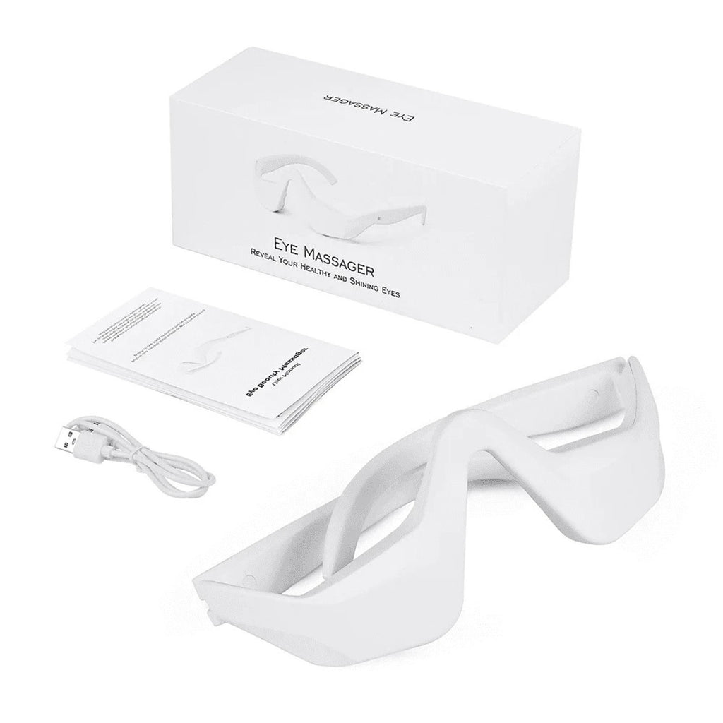 EMS Micro-current + Red Light Therapy Under Eye Beauty Massager 4 Modes/3 Levels