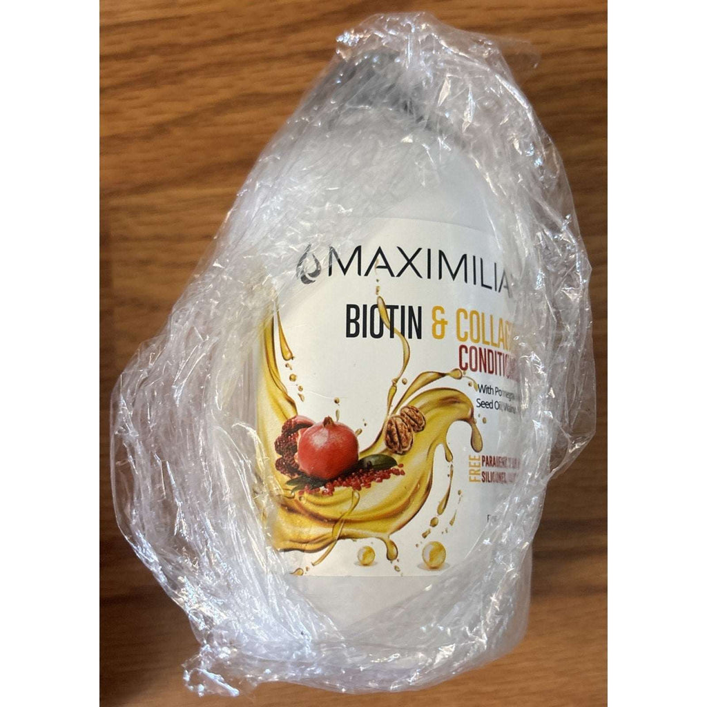 3PC MAXIMILIAN Biotin & Collagen 1 x Shampoo & 2 x Conditioner Set 16.9 Oz Each