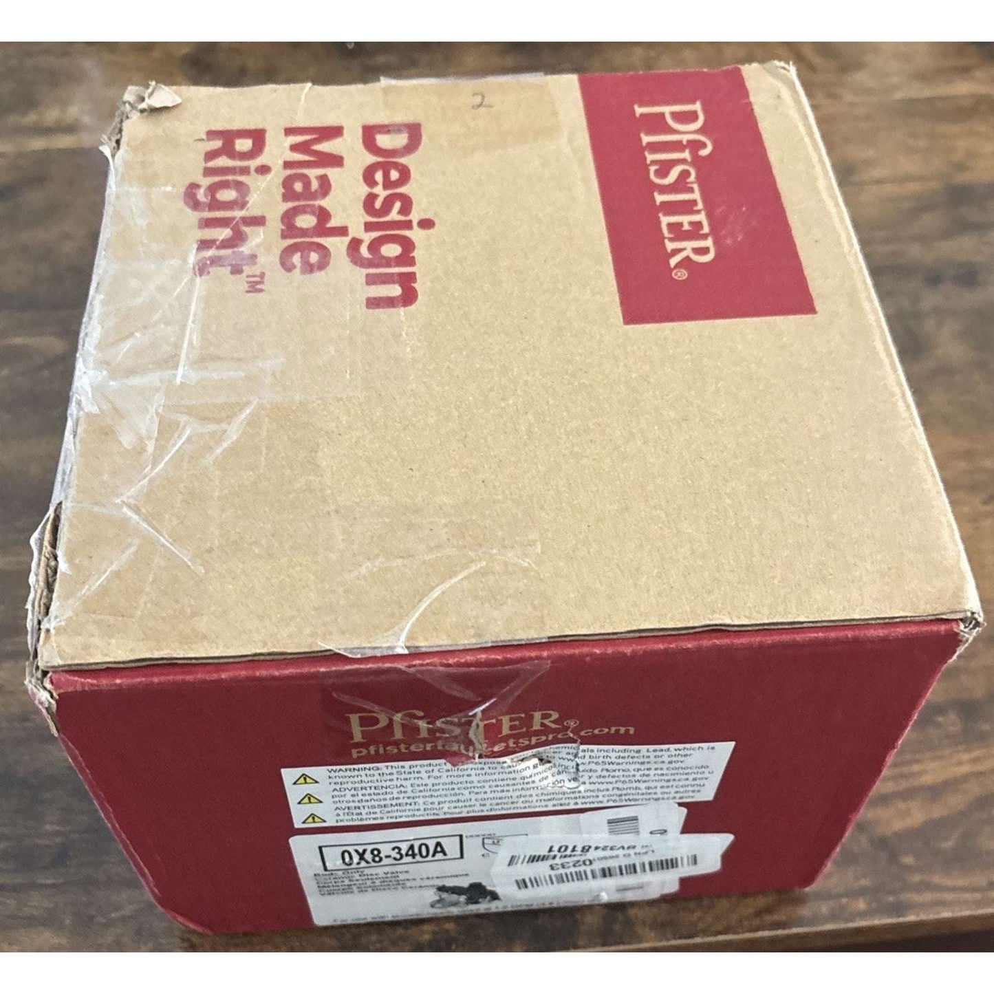 Pfister 0X8-340A 1/2" Tub & Shower Mixing Rough-In Valve with Service Stops