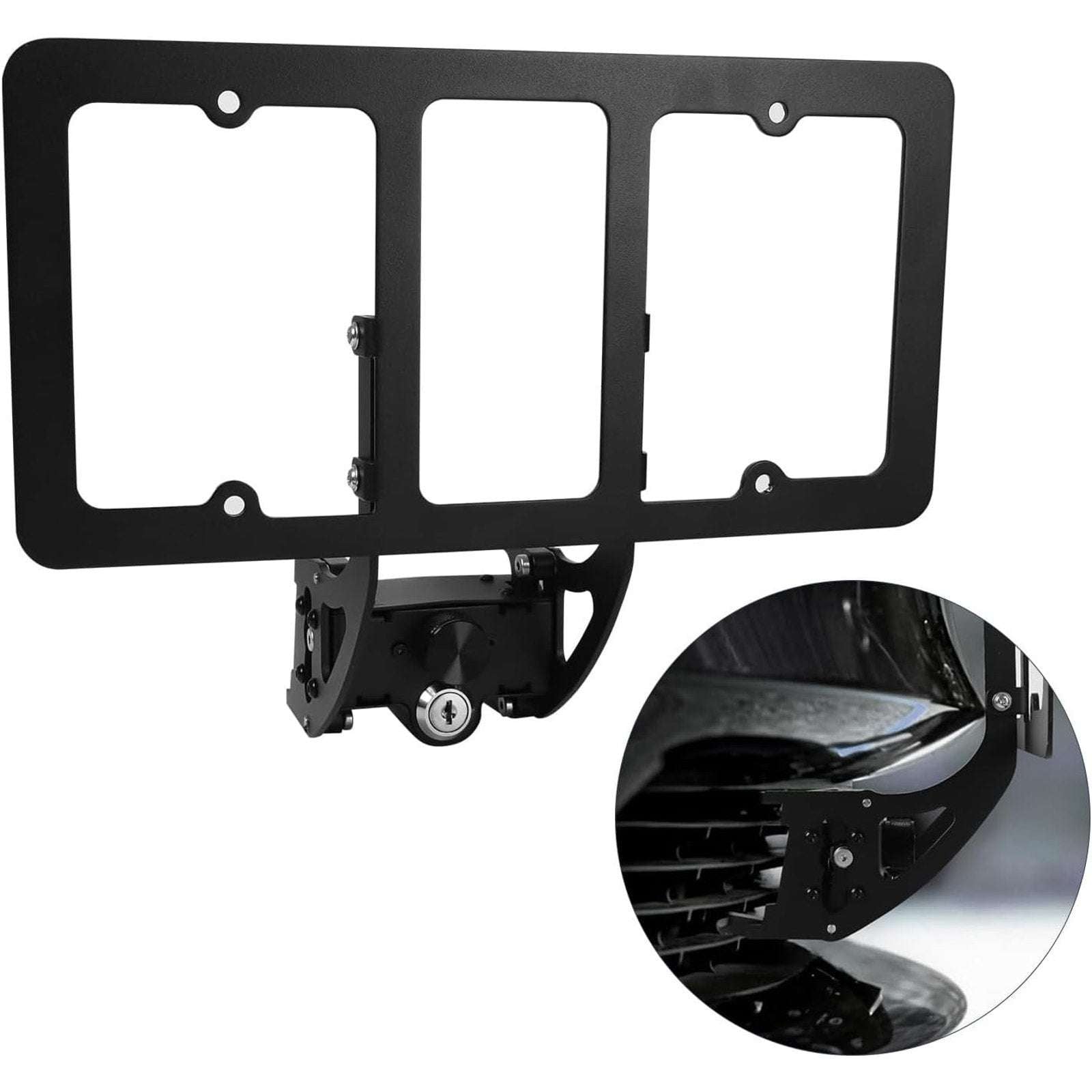 Original Lockable Front License Plate Holder for 2020-2024 Tesla Model 3 / Y