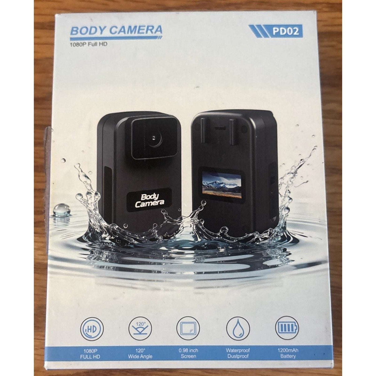 1080P Mini WiFi Body Camera w/ Audio Waterproof Car Sports Recorder w/ Back Clip