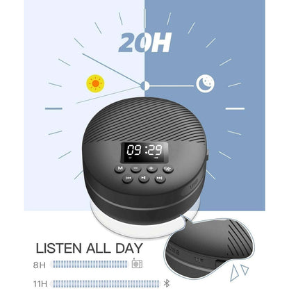 AGPTEK Bluetooth 5.0 Waterproof Wireless FM Radio Speaker Rechargeable Model S2