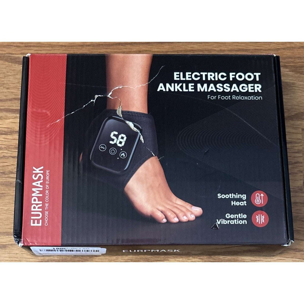 Foot Renew Ankle and Foot Massager Cordless 3-Level Vibration & Heat & Extenders
