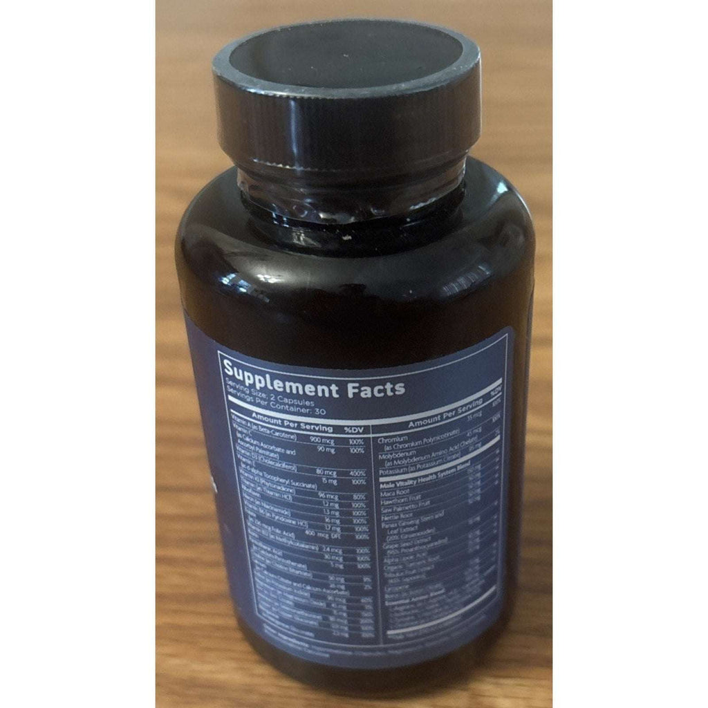 Vital Vitamins Men's Multivitamin Performance Blend Amino Acids & Maca 60 Caps