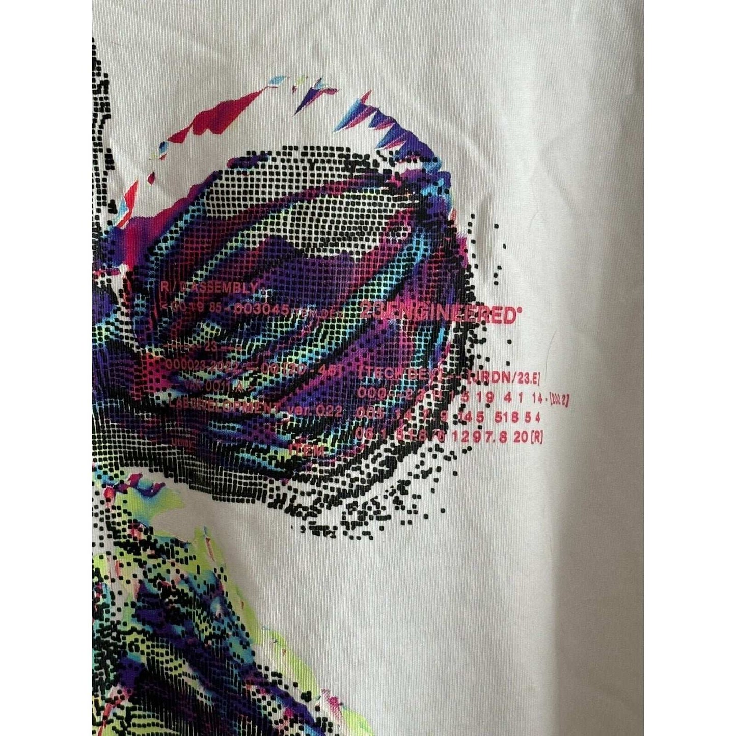 Nike Air Jordan 23 Engineered '85 Long Sleeve Dunk Contest White T-Shirt Sz XL