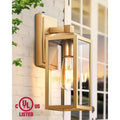 VIANIS Gold Outdoor DUSK TO DAWN Wall Porch Sconce Light Weatherproof Anti-Rust