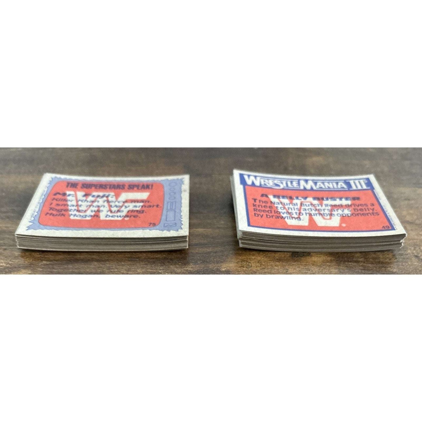 1987 Topps WWF Partial 48 Card Set Honky Tonk King Kong Bundy Koko Billy Jack ++