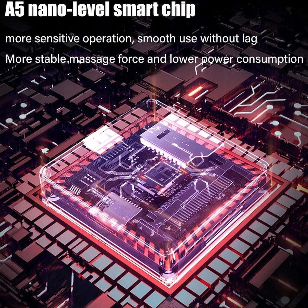 Vitality Magic Pro 2.0 Neck Massager, 4-Head, 6 Mode Massage, 16 Levels w/ Heat