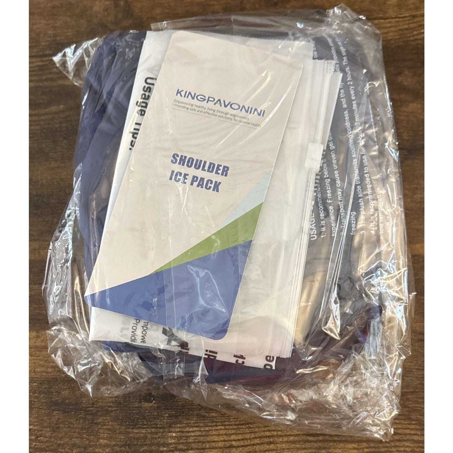 Adjustable Shoulder Gel Ice Pack Cold Therapy Wrap Pain Relief Injuries Reusable