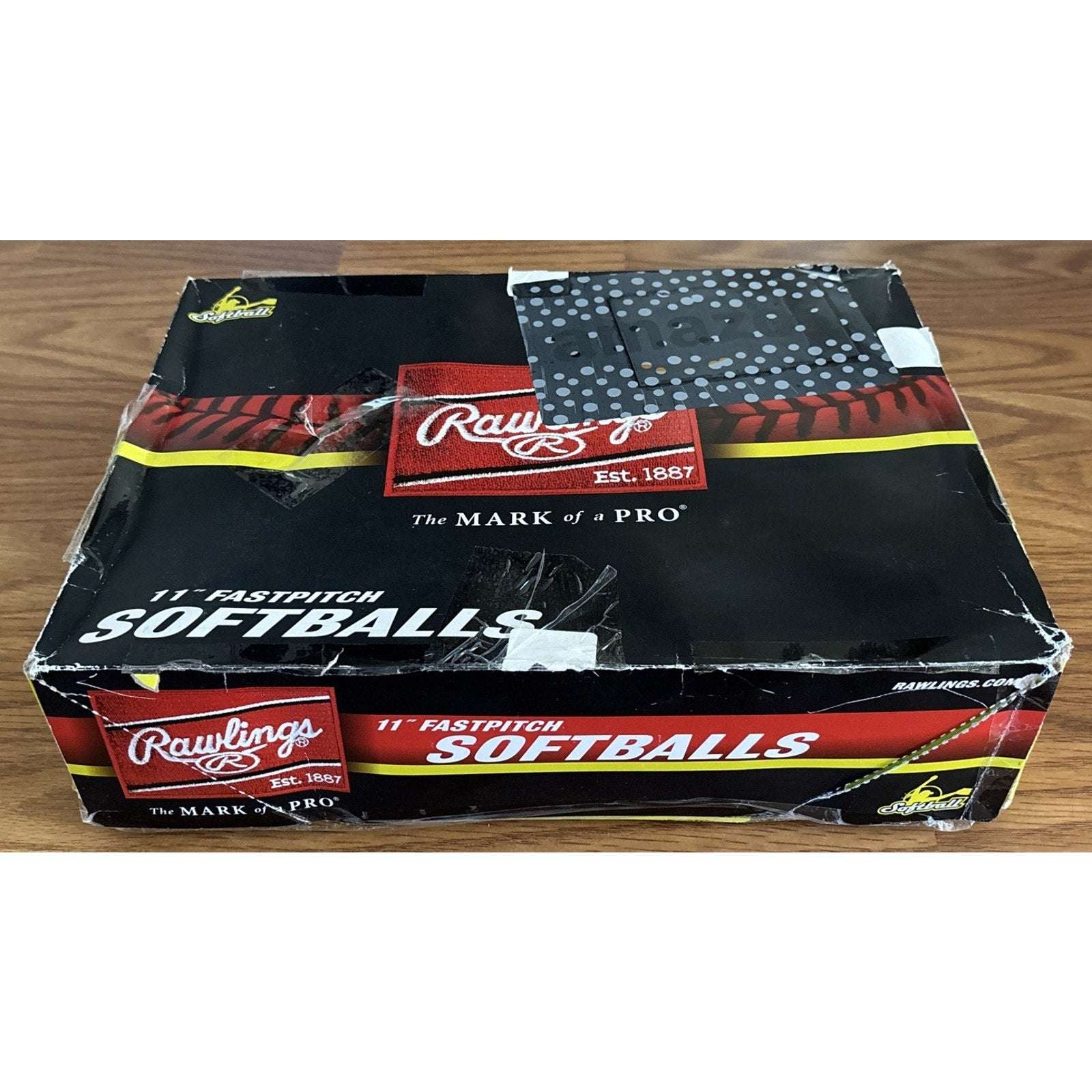 12 x Rawlings NSA 11" Official Dream Seam Fastpitch Softballs C11BYLN Yellow