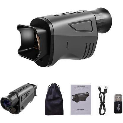 1080P Night Vision Monocular 16X Digital Zoom Infrared IR Goggles 12MP Hunting