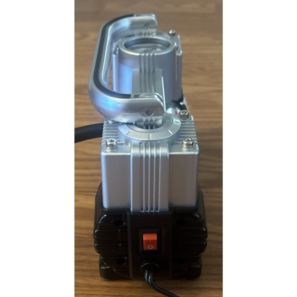 GSPSCN 12V 150PSI Heavy Duty Dual Cylinder Tire Inflator Portable Air Compressor