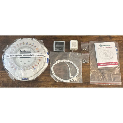 Adamson TimelyMed Smart Pill Dispenser Machine w/ Alarm, WiFi App, Lock (NEW)