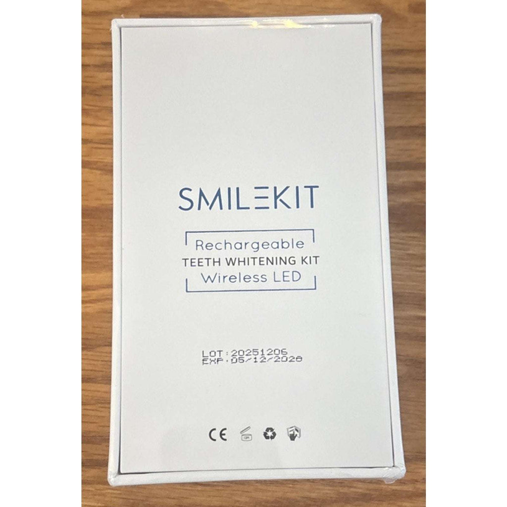 Smile Kit Rechargeable Teeth Whitening Kit At Home Wireless Led Light New Sealed