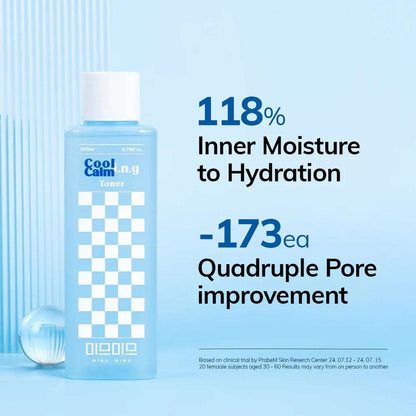 2Pk MIMU MIMU Cooling Calming Toner 10x HA Moisturizes Tighten Pores Sensitive